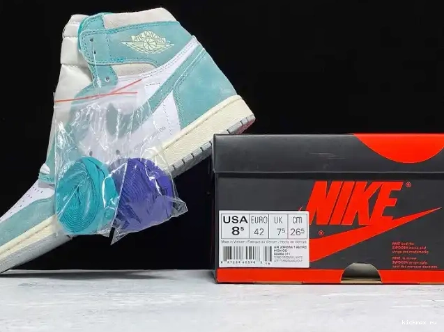 Cheap 555088-311 Green OG 1 Jordan Retro High Air Turbo 0511